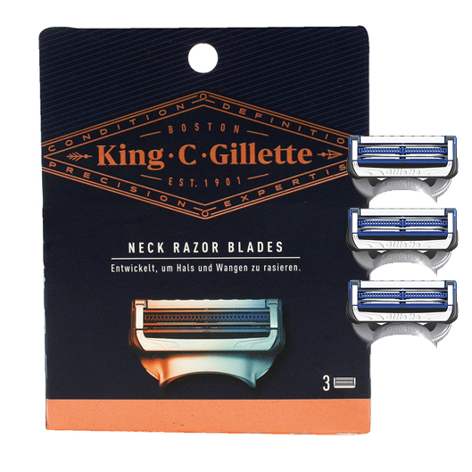 Gillette King C. Blue Chrom razor